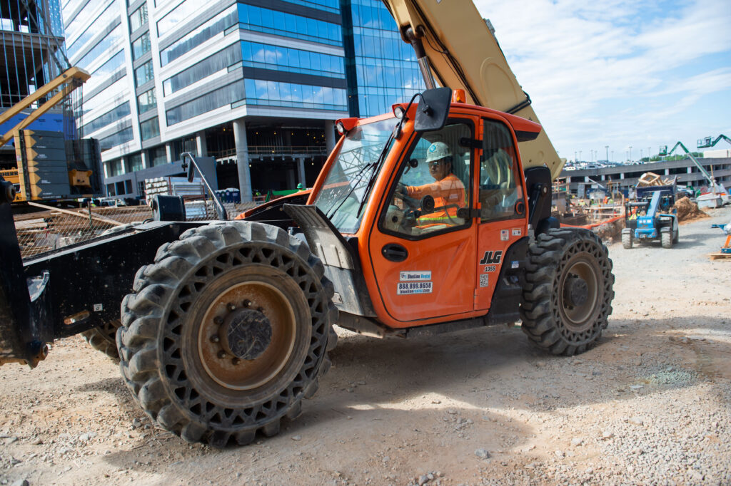 construction equipment driver onsite