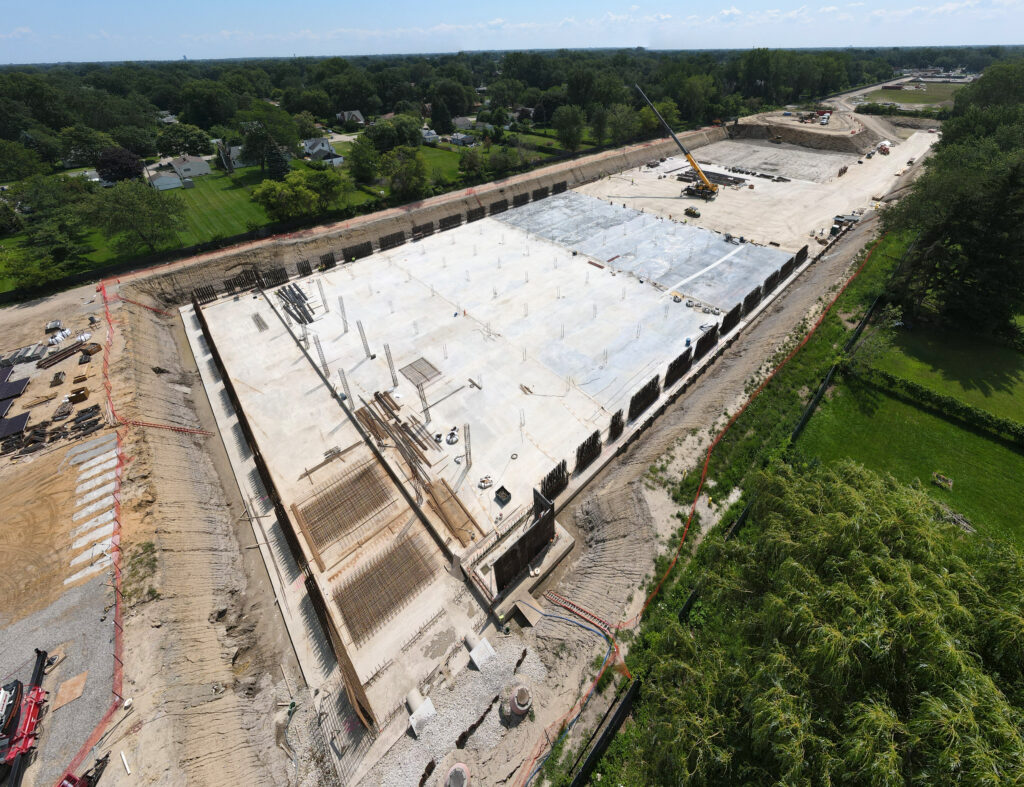 CCC project aerial view of building