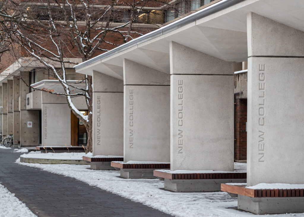 College Plaza at UofT custom precast by Central Precast