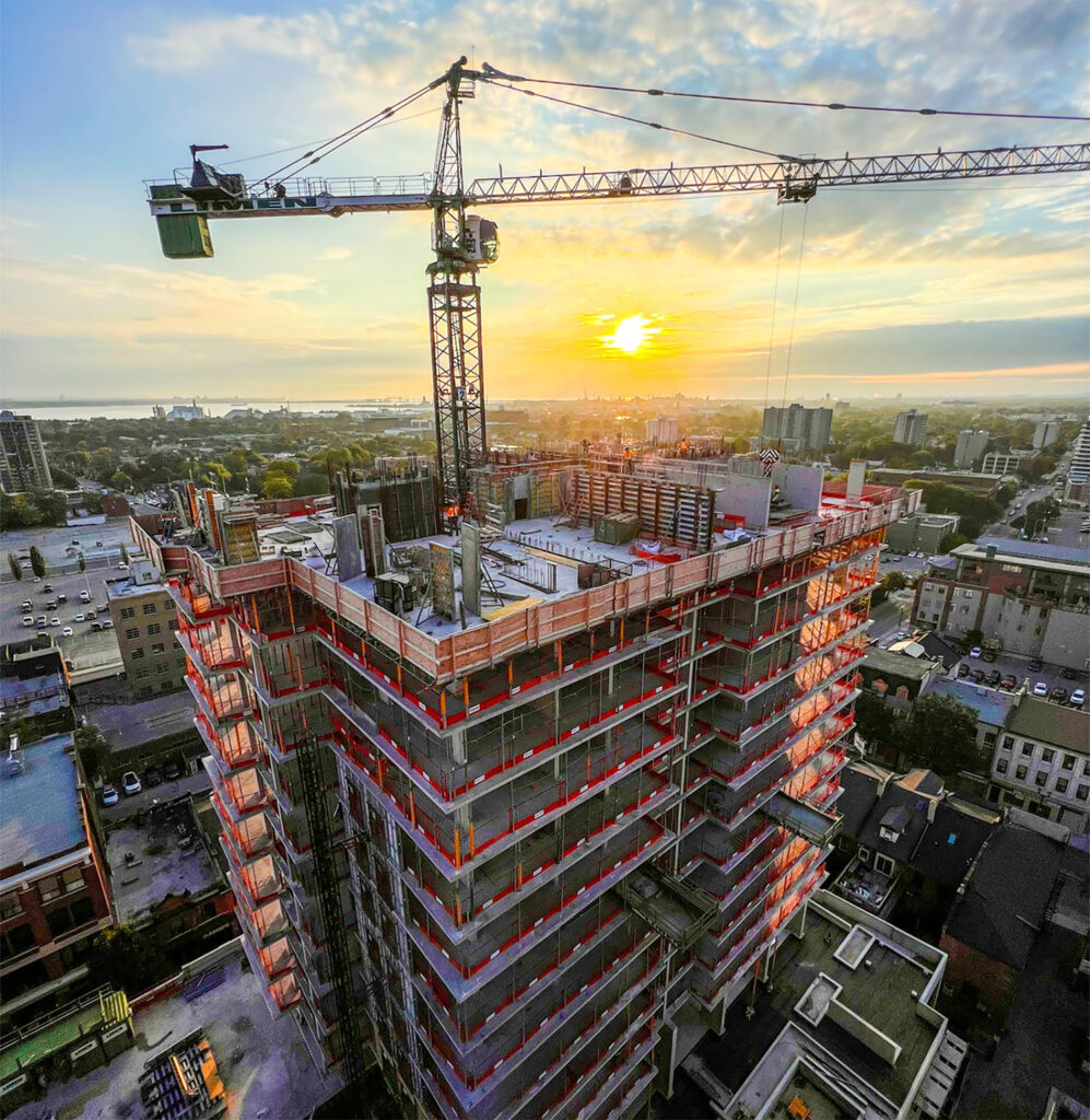 king williams residence project aerial view by sg constructors
