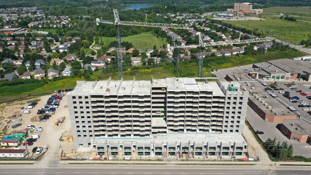 fritz-alder building project aerial