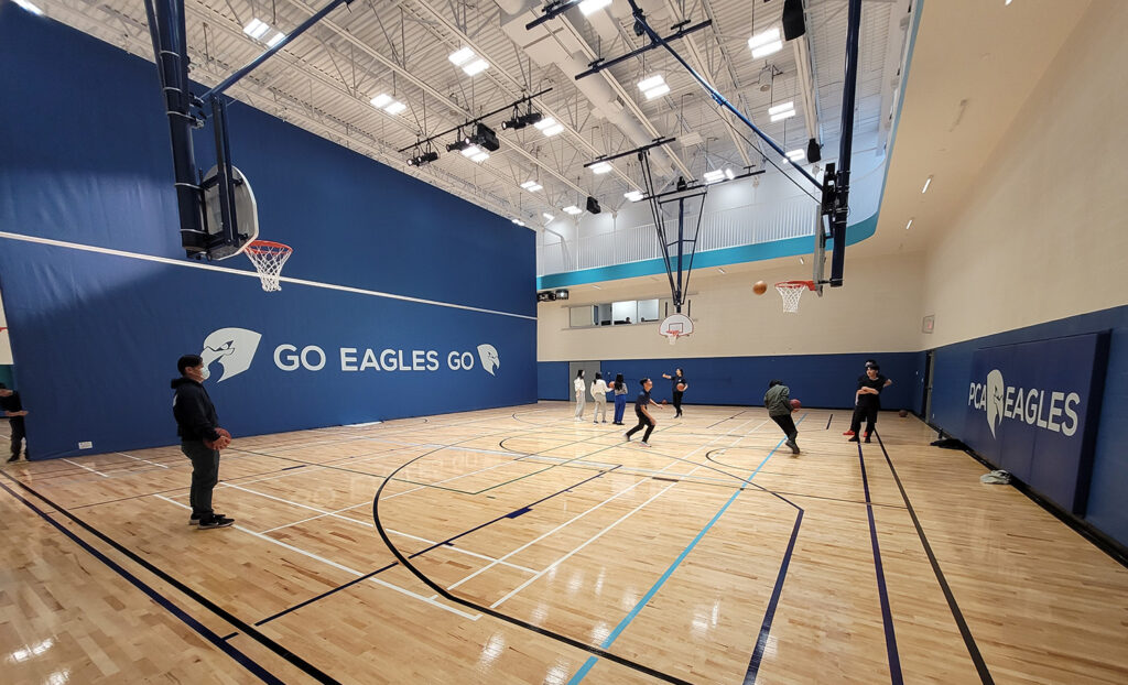 school gym interior project by Berkim