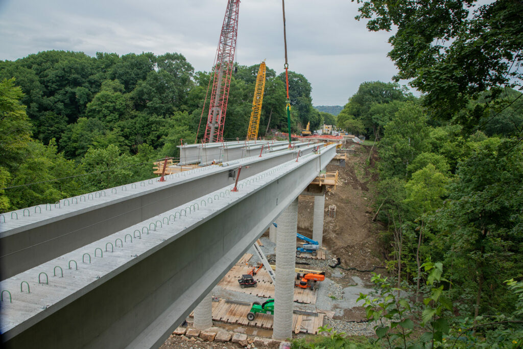 concrete bridge project by PCI