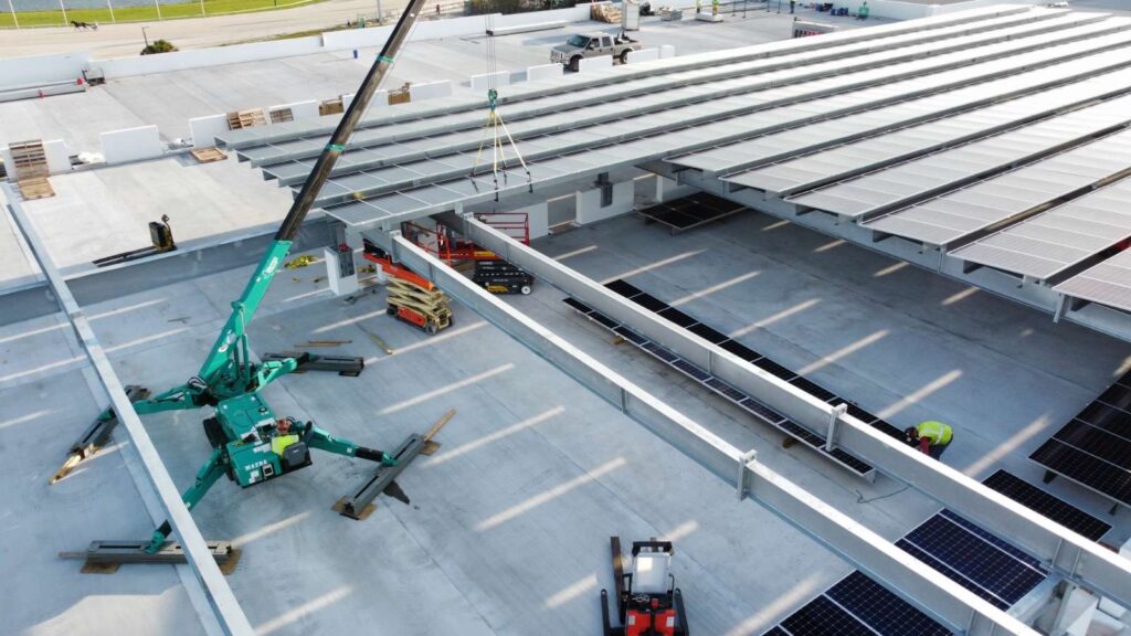 AFC robotics on solar rooftop