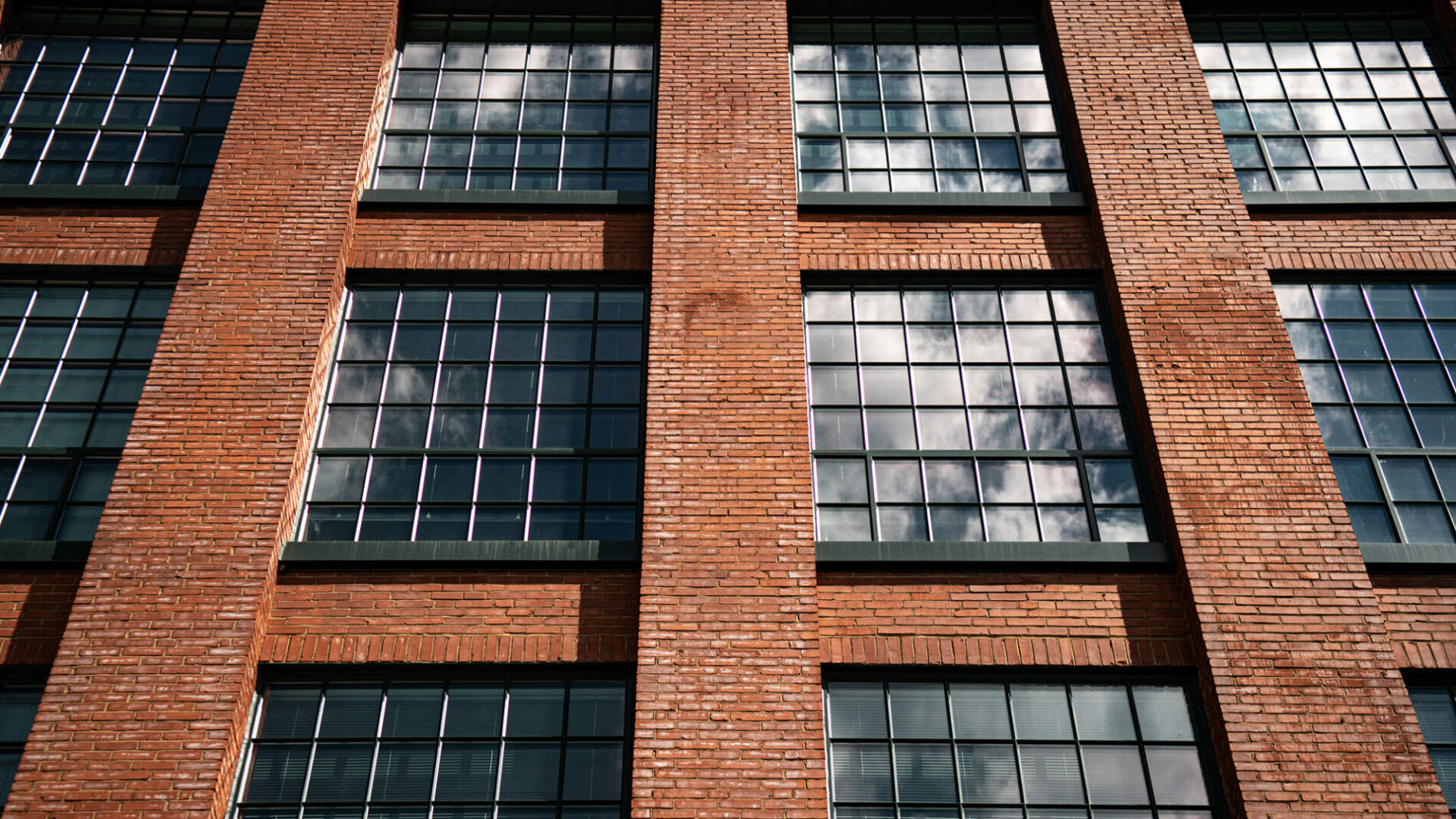 adaptive reuse of old brick building into new senior living