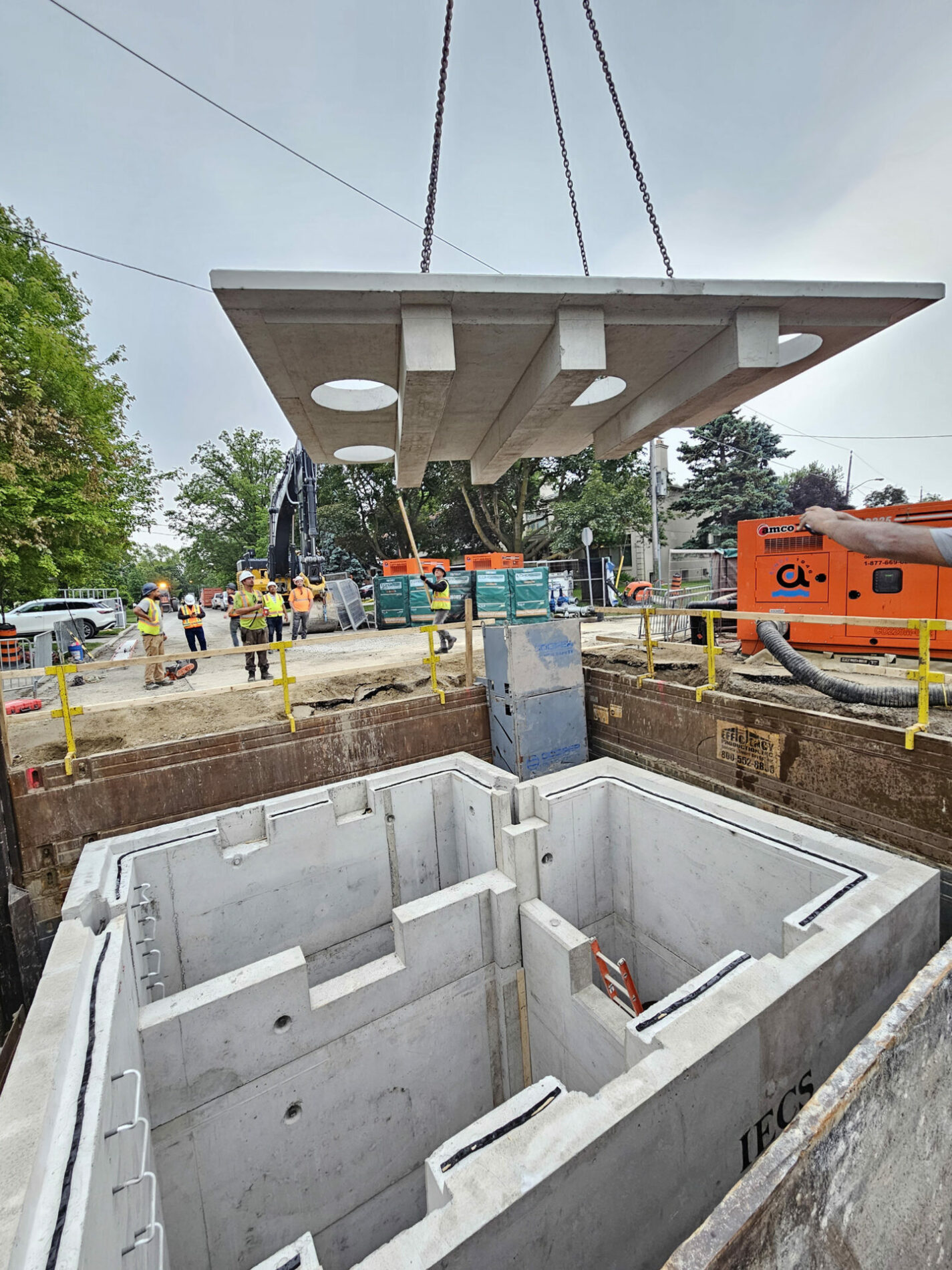 IECS precast construction site