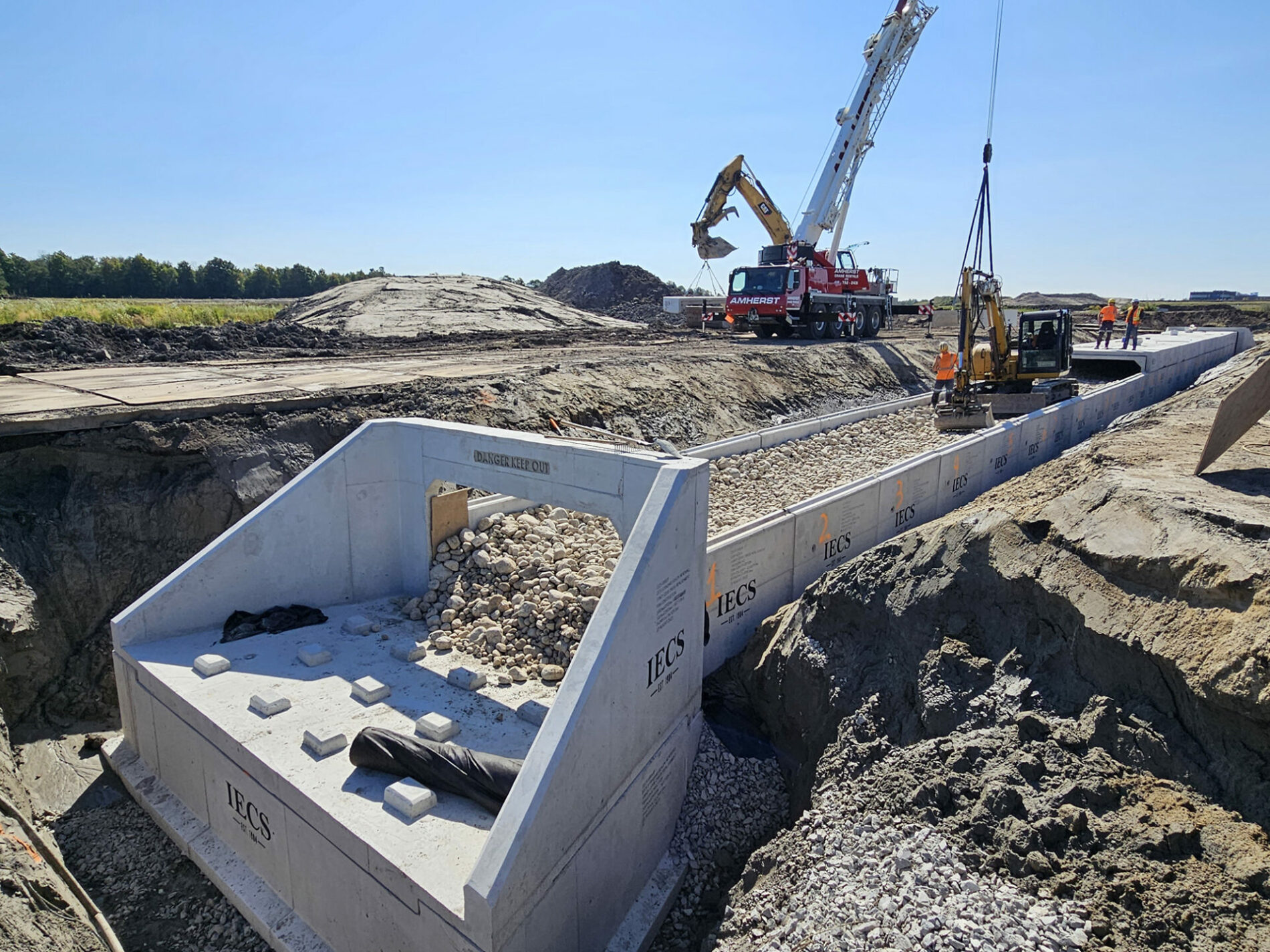 IECS precast construction site