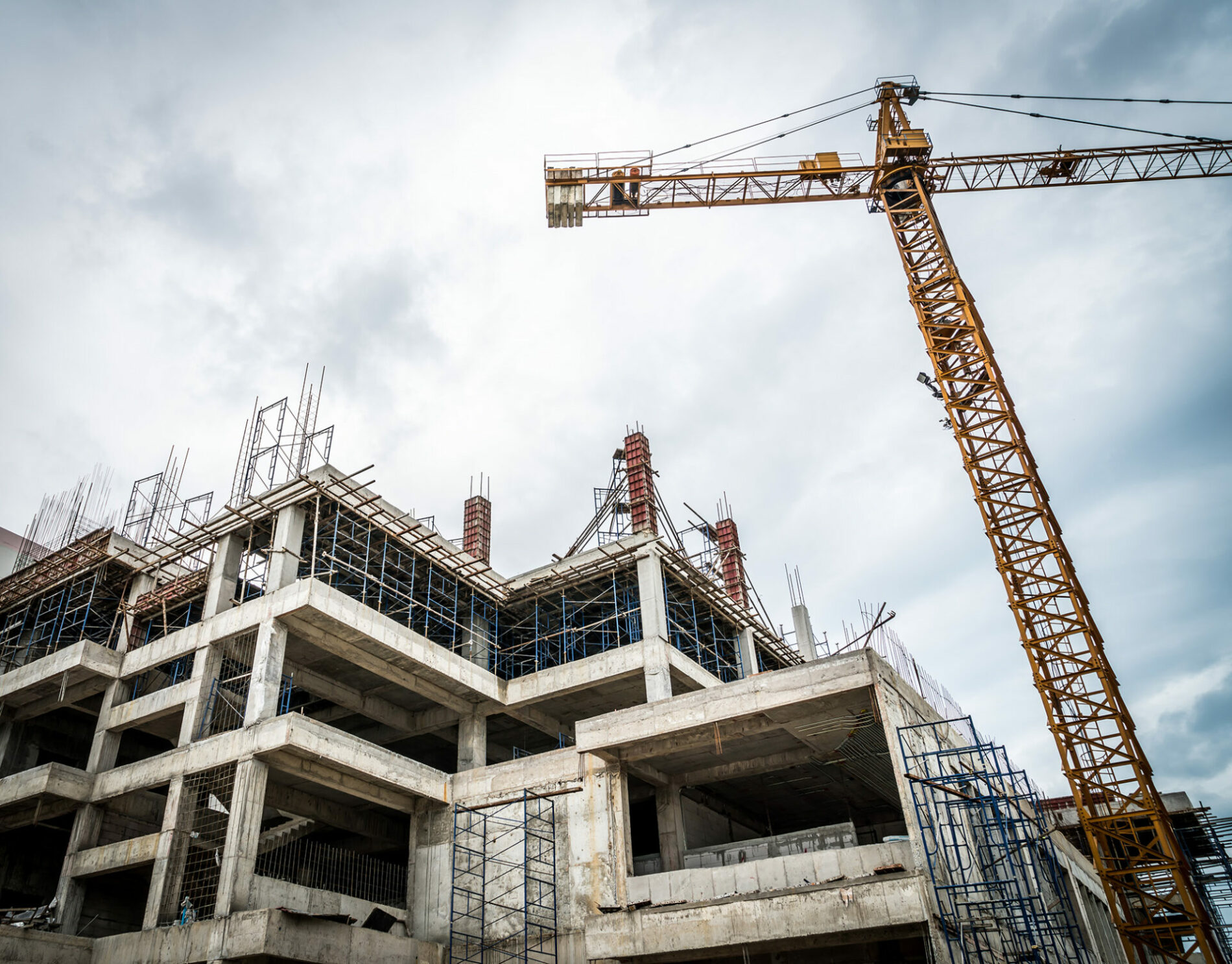 cement building under construction